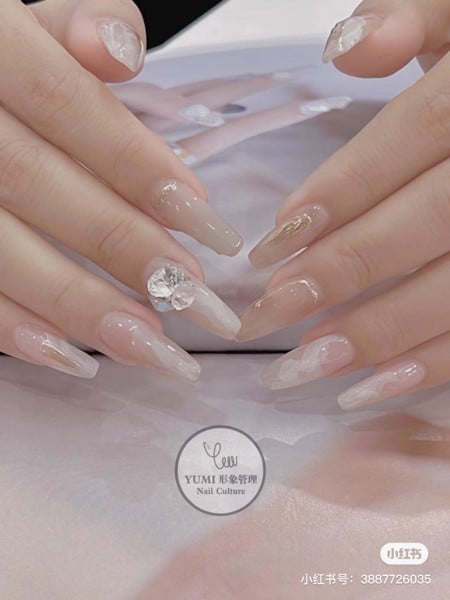 mẫu nail loang