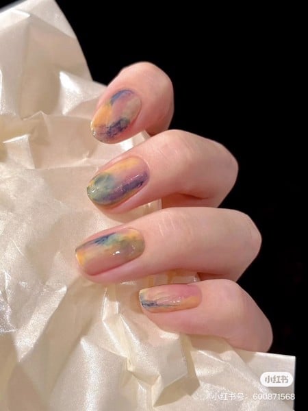 mẫu nail loang đẹp