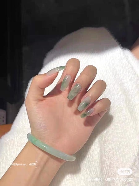 mẫu loang nail