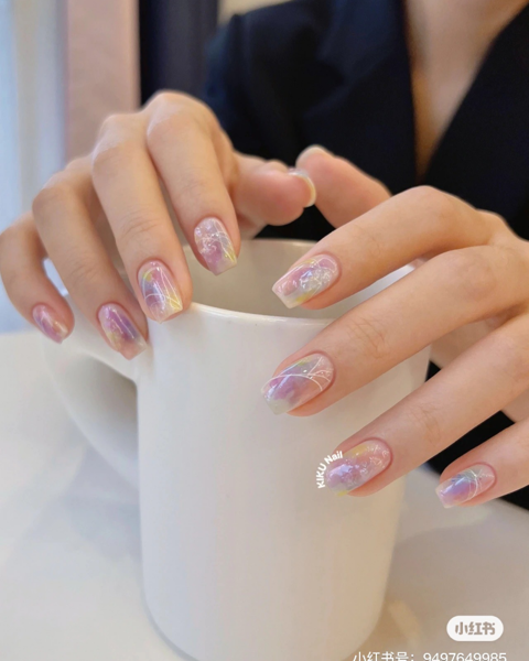 mẫu nail loang đẹp