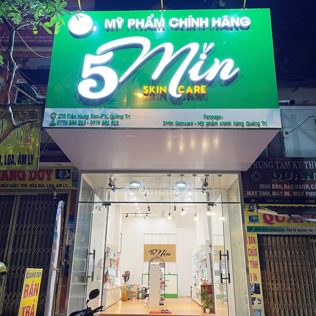 5Min Skincare - Cửa hàng mỹ phẩm chính hãng uy tín tại Quảng Trị