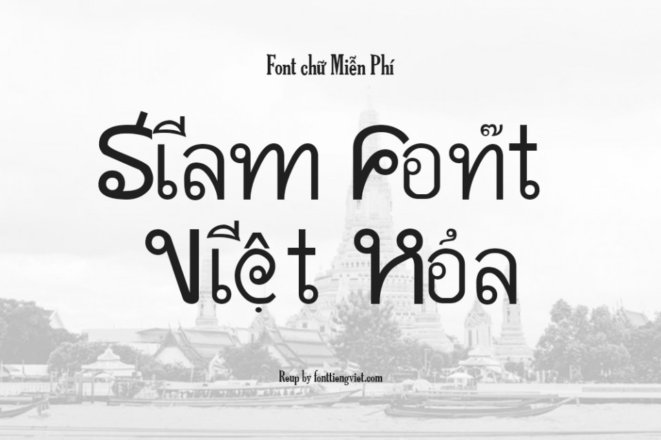 Hướng dẫn cách cài font chữ thái lan Taidam Heritage pro mới nhất